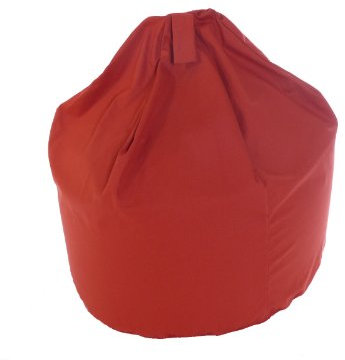 BeanLazy LARGE SIZE Cotton Drill Bean Bag With Beans In Terracotta