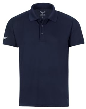 Trigema Damen Funktions-Poloshirt mit Knopfleiste Navy 4XL