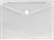 VELOFLEX 4530100 - Dokumentenhülle Crystal, 1 Stück, DIN A4, Dokumententasche mit Klettverschluss, PP, transparent