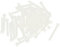 sourcing map sourcingmap® M3 x 30mm cruz Phillips Nylon tornillos de máquina de cabeza Pan blanco 50 PCS