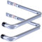 Marko Storage Solutions Wall Mounted Bracket Shelf Hook Storage Hook Bike Garage Shed Ladder Ceiling ((E) 250mm Storage (Pair))
