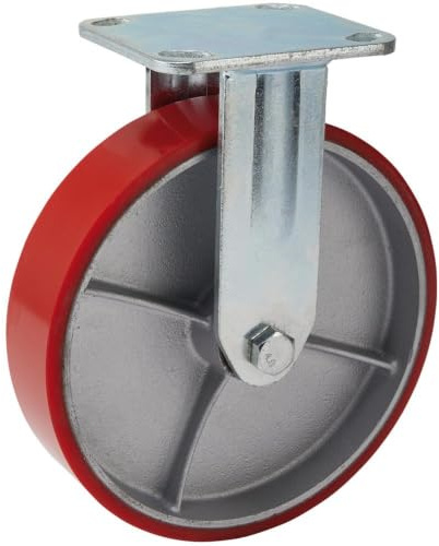 Draper 65534 200 mm-Diameter Fixed Polyurethane Castor