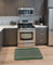 Dandy Kilkis Washable Doormat, Kitchen Mat, 80 x 50cm - Green