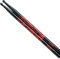 Tama 7a Drumsticks Rhythimic Fire Red Black, lackierter Stock