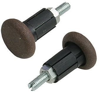 Liedeco Endstück, Endknopf - Endkappe 16 mm ø Esperanca | rost-antik | 2 Stück