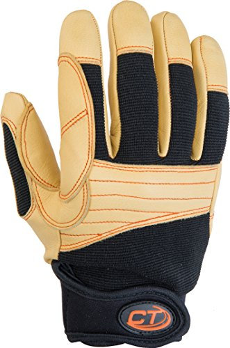 Climbing Technology ProGrip Plus Full Finger Glove, unisex adult, Progrip Plus, brown, XL