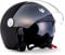 ARMOR HELMETS® AV-63 „Matt Black“ · Jet-Helm · Motorrad-Helm Roller-Helm Scooter-Helm Moped Mofa-Helm Chopper Retro Vespa Pilot · ECE 22.05 Sonnenvisier Schnellverschluss Tasche M (57-58cm)