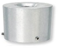 Eder Flag Flagpole Top Cap FC-20 2 Inch Silver .5 Inch