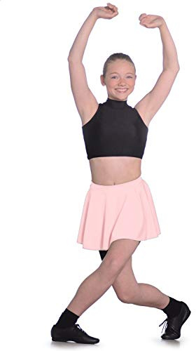 Roch Valley Lcss Jupe Circulaire Courte en Nylon Lycra pour Femme L Rose pâle