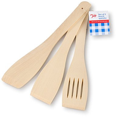 Tala Wooden Spatula Set, Beige, Regular
