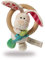 Nici 37433 Holzgreifring Hase Tilli mit Glocke