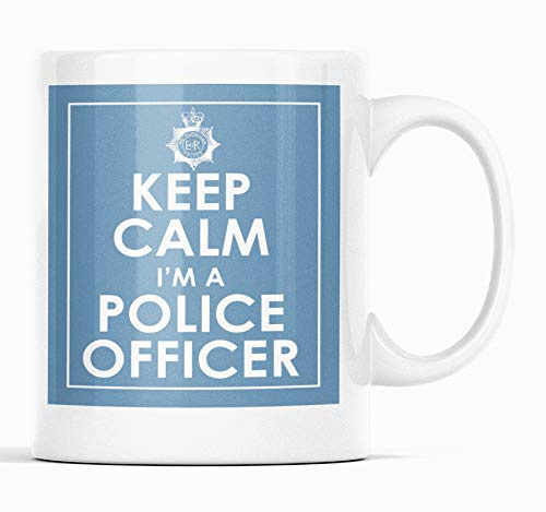 Keep Calm I'm Police Officer - Blue Ceramic Mug New Unique Easy Gift for All Any Policeman or Woman