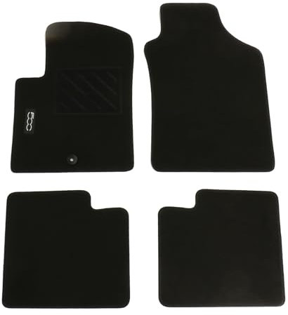 Fiat Original Fußmatten Set Gummi Velour Klettsicherung Autoteppich Automatte 71807957