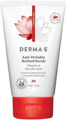 DERMA E Vitamin A Glycolic Facial Scrub 113g