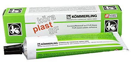 kleber | Transparenter Kontaktkleber für Weich- und Hart-PVC, Kunstleder, ABS, Textil, Kork und Schuhsohlen – Ablüftzeit 5 Min.