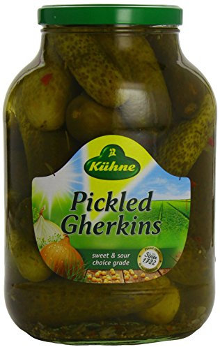 Kuhne Pickled Gherkins, 2.45 kg (Pack of 4)