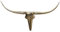 Wohnling Wanddekoration Geweih Bull L 125 cm Aluminium golden