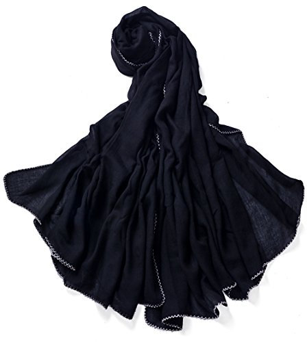 Miobo XXL Damen Stola Schal Unifarbe 220x 140 CM in verschiedenen Farbe aus Viskose 40