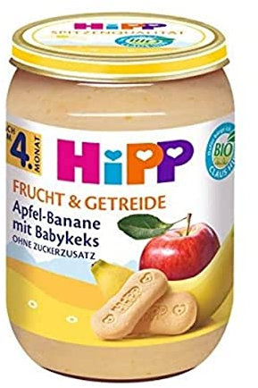 Hipp Apfel-Banane mit Babykeks, 190 g