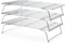 Fox Run 4698 Stapelbares Abkühlgitter Set, Chrom, 3-teilig