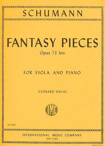 SCHUMANN - Piezas de Fantasia Op.73 para Viola y Piano (Davis)