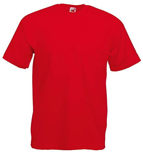 Fruit of the Loom Men's Short-Sleeved T-Shirt - Red - XL