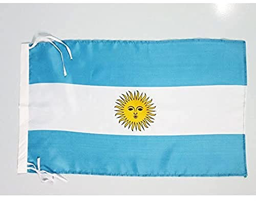 AZ FLAG Bandera de Argentina 45x30cm - BANDERINA Argentina 30 x 45 cm cordeles Poliester Ligero