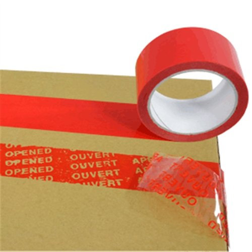 Security Tape, Polyester, Rolle, 5x500 cm