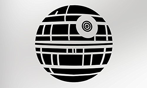 Star Wars Death Star – (schwarz) Vinyl-Aufkleber (2 Stück)
