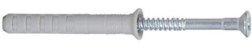 Fischer 050358 - Tasselli N 8 x 80/40 nylon S, confezione da 50 pezzi