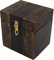 GURU SHOP Rustikale Kleine Schatztruhe, Holzschachtel, Schmuck Dose - Modell 12, Braun, 16x15x12 cm, Dosen, Boxen & Schatullen