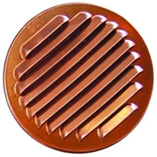 GRIGLIA DI AERAZIONE IN RAME TONDA 63/125 GRIGLIA DI VENTILAZIONE