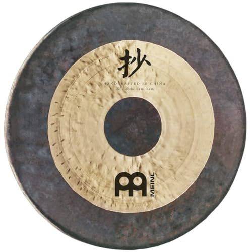 22 Chau Tam Tam with Beater — For Sound Healing Therapy, Meditation and Yoga — Bronze Alloy, 2-YEAR WARRANTY