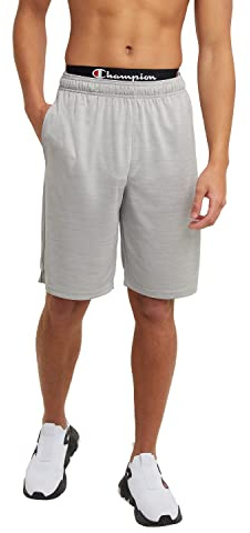 Champion mens 10 Core Training athletic shorts, Oxford Gray, X-Large US