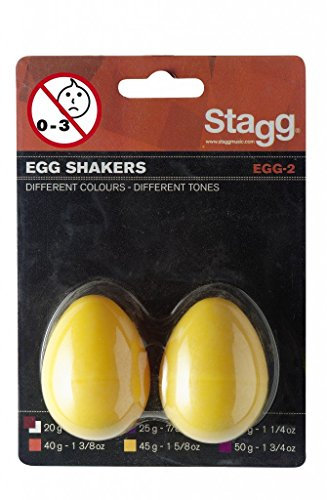 Stagg EGG-2 YW OEufs shakers - jaune