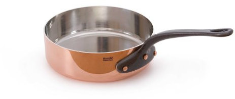 Mauviel Mich Tradition flach Springseil, Kupfer, Rich Copper, 16 cm