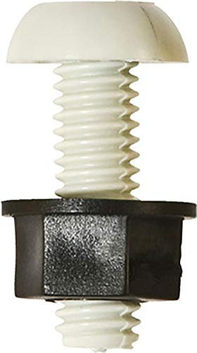 Pearl PWN086 Number Plate Screw/Nut - White