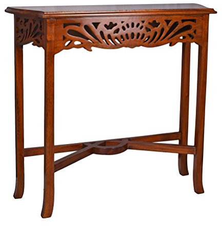 Wandtisch Konsolentisch Jugendstil Wandkonsole 80cm Braun Mahagoni Holz mar005 Palazzo Exklusiv