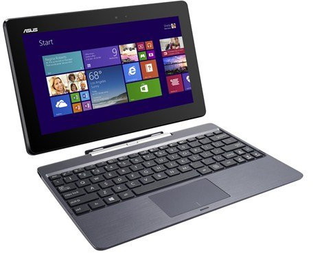 ASUS T100TAF-BING-DK024B 11.6 inch HD LED Convertible Laptop Notebook (Intel BayTrail 1.46 GHz, 2 GB RAM, 32 GB eMMC, Wi-Fi, HDMI, USB 3.0, Windows 8.1)