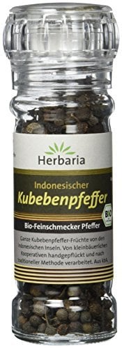Herbaria Kubebenpfeffer, 1er Pack (1 x 35 g Glasmühle) - Bio