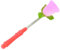 Alsino LED Blinkstab Flashlight Blinkstäbe Leuchtstab 24 cm rosa Leuchteffekt Rose