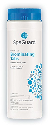 SpaGuard Brominating Tablets, 1.5 lb, Dissolves Gradually for Continuous Protection, Suitable for Spas and Hot Tubs