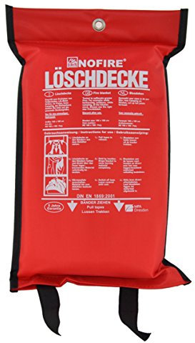 No Fire NO 160X180 POLY 1C Feuerlöschdecke