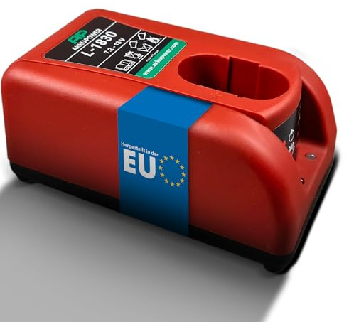 Akku Power L1830GE Ersatz-Ladegerät, Kompatibel mit Gesipa 14,4V Li-Ion Werkzeug-Akkus, Nietmutternzange Set, Gewindenieten Zange Set - Schnellladung, Überladungsschutz, EU-Herstellung