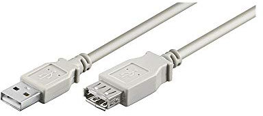 USB 2.0 Verlängerung, (lose Ware), 'A' Stecker > 'A' Buchse USB Verl AA 180 LC HiSpeed 2.0 1.8m