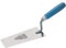 HAROMAC Berner Putzkelle, 160 mm, Made in Germany, Rostfrei, Edelstahl, Holzgriff in blau, kleine Maurerkelle, Schmiermännchen, Stuckkelle, Stuckateurkelle