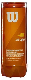 Wilson US Open Turnier Tennis Ball, Orange
