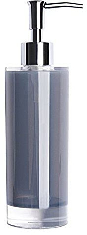 Excélsa EX46923 Seifenspender 300 ml, Polystyrol, grau, 6.5 x 6.5 x 22 cm