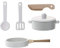 Bloomingville Spielset, weiß, Schimabaum Holz, 5er Set