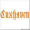 cartattoo4you AK-01669 | CUXHAVEN - Fraktur/Altdeutsche Schrift | Autoaufkleber Aufkleber Farbe orange, in 23 weiteren Farben erhältlich, glänzend 17 x 5 cm in Premium - Qualität Waschstrassenfest